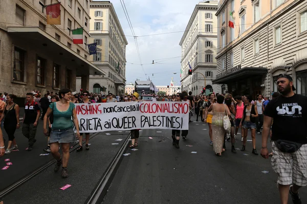 Roma gay orgulho — Fotografia de Stock