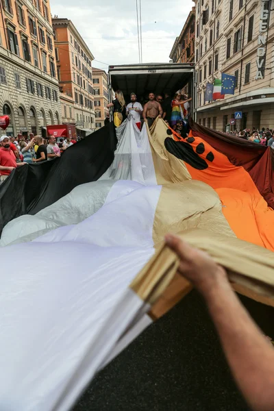 Roma gay orgulho — Fotografia de Stock