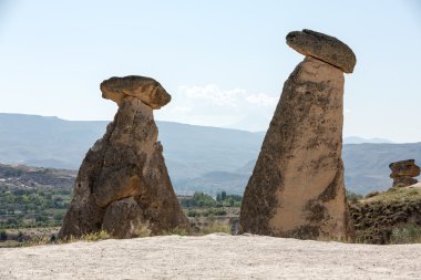 taş oluşumları, peribacaları Kapadokya, Türkiye