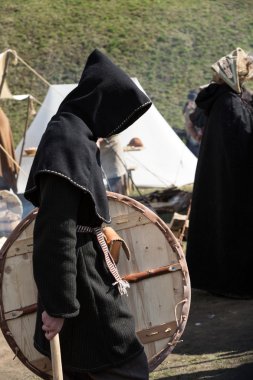 Kimliği belirsiz Rekawka - Lehçe geleneği, katılımcıların Paskalya sonra Salı günü Krakow kutladı.