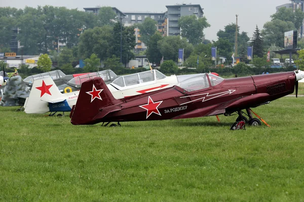 XI Malopolski Piknik Lotniczy (Festival del aire) en Cracovia, Polonia — Foto de Stock