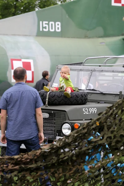 XI Malopolski Piknik Lotniczy (Air festival) in Krakau, Polen — Stockfoto