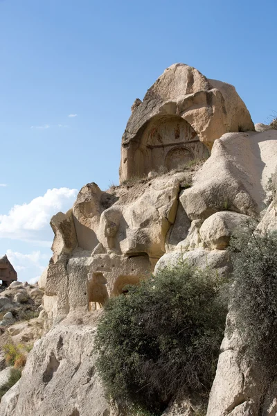 Formaciones rocosas en el Parque Nacional Goreme. Capadocia, Turquía — Foto de Stock