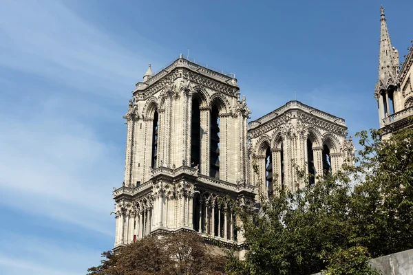 A párizsi Notre Dame-katedrális. Franciaország — Stock Fotó