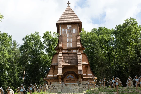 Den gamla militära kyrkogården utgör första världskriget i Luzna Pustki-slaget i Gorlice - Polen — Stockfoto