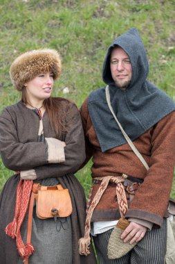 Kimliği belirsiz Rekawka - Lehçe geleneği, katılımcıların Paskalya sonra Salı günü Krakow kutladı.