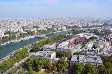 Paris - aerial view of paris from the Eiffel tower
