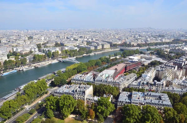 Parigi - veduta aerea di Parigi dalla torre Eiffel — Foto Stock