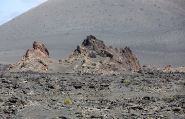 Timanfaya Milli Parkı lanzarote, Kanarya Adaları, İspanya