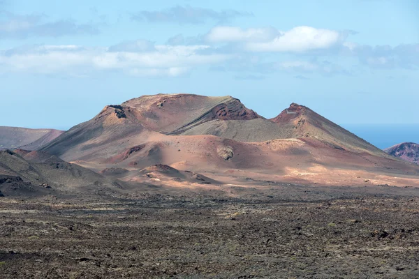 Timanfaya National Park in Lanzarote, Canary Islands, Spain — Stock Photo, Image