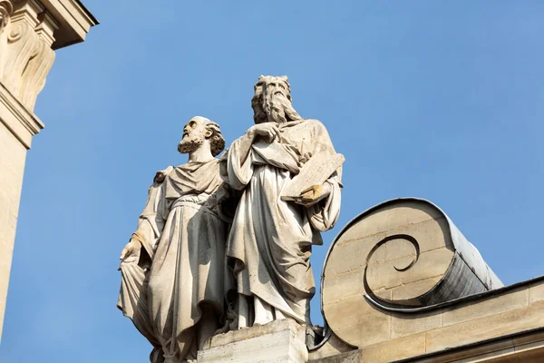 Fragment de façade de la Chapelle de la Sorbonne à Paris, France — Photo