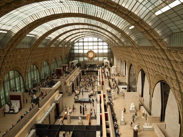 Müzenin D'Orsay Paris, Fransa. Musée d'Orsay empresyonist ve Fransız resimlerinin en büyük toplama dünyada vardır..