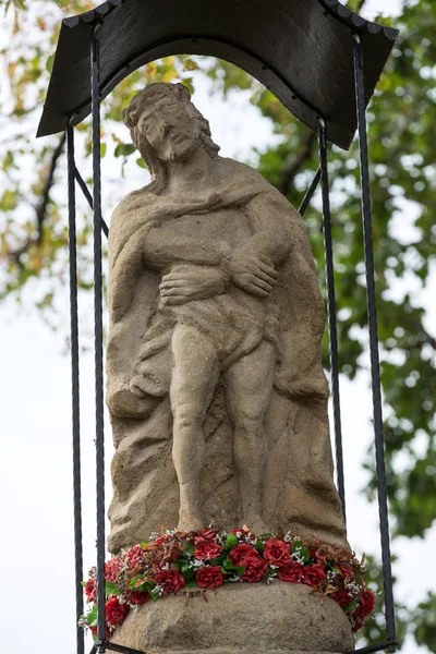 Stary Wayside shrine w Mucharz koło Krakowa. Polska — Zdjęcie stockowe