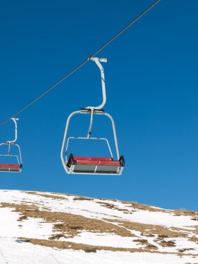 Dolomites Alps - Val Gardena Sella grubunda bakan. İtalya