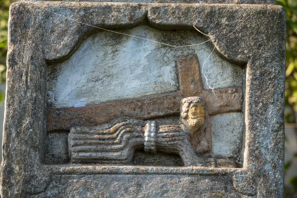 Old Wayside shrine in Wieliczka near Cracow. Poland — Stock Photo, Image