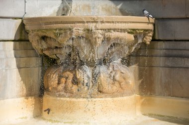 Fountaine Sacred Heart Jesus Bazilika, Paris. Fransa