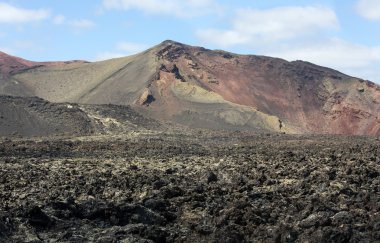 Timanfaya Milli Parkı lanzarote, Kanarya Adaları, İspanya