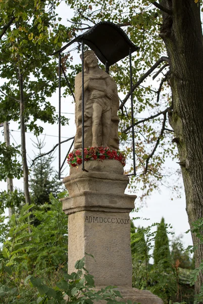 Mucharz Cracow yakınındaki eski Wayside tapınak. Polonya — Stok fotoğraf