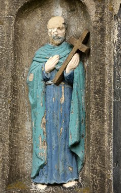 Eski Wayside tapınak Cracow yakınındaki Skawina otelleri. Polonya