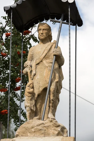 Stary Wayside shrine w Skawinie koło Krakowa. Polska — Zdjęcie stockowe