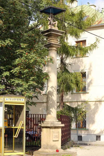 Old Wayside shrine in Skawina near Cracow. Poland — Stock Photo, Image