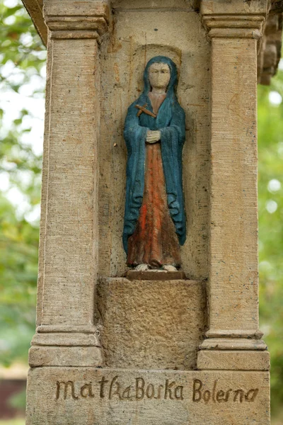 Old Wayside shrine in Skawina near Cracow. Poland Stock Photo