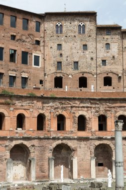 Roma'da Trajan Forumu. İtalya