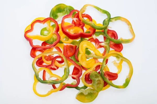 Sweet pepper isolated on white background — Stock Photo, Image