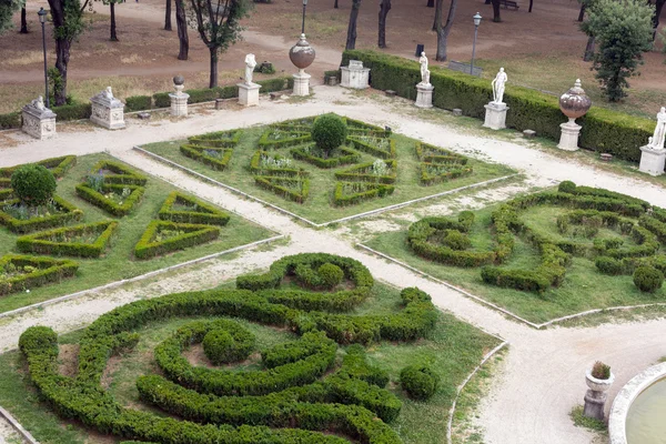 Marmorstatyer i Villa Borghese, offentlig park i Rom. Italien Italien — Stockfoto