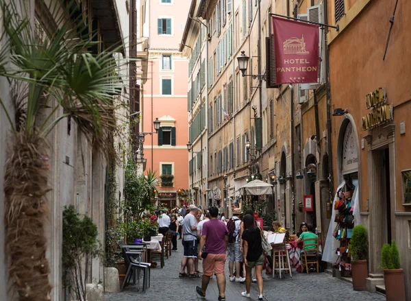 Via del Seminario près de Pantheon à Rome, Italie — Photo