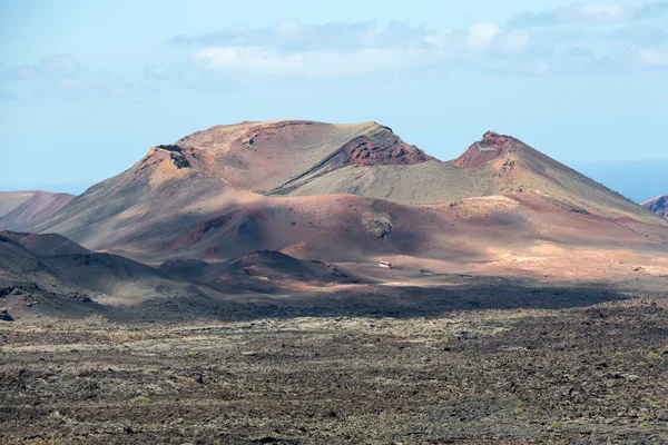 Timanfaya nationalpark i lanzarote, Kanarieöarna, Spanien — Stockfoto