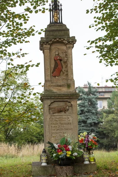 Antiguo santuario Wayside en Skawina cerca de Cracovia. Polonia — Foto de Stock