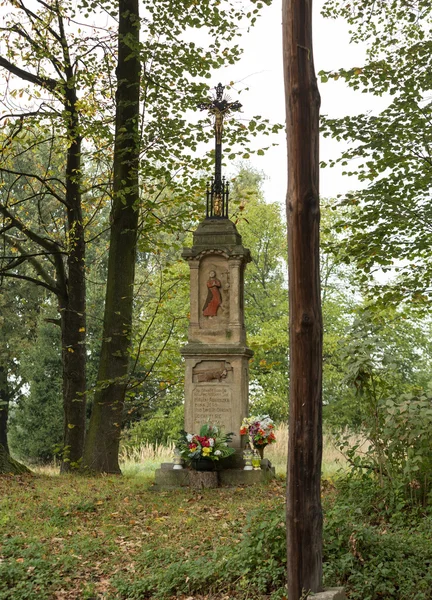 Antiguo santuario Wayside en Skawina cerca de Cracovia. Polonia —  Fotos de Stock