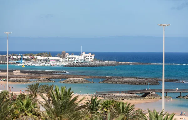 Marina in Caleta de Fuste, Fuerteventura, Canarische eilanden, Spanje — Stockfoto