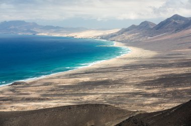 Plaj cofete, Jandia Yarımadası, Fuerteventura, Kanarya Adaları, İspanya görüntüleme