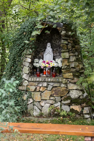 Old Wayside shrine in Mucharz near Cracow — Stock Photo, Image