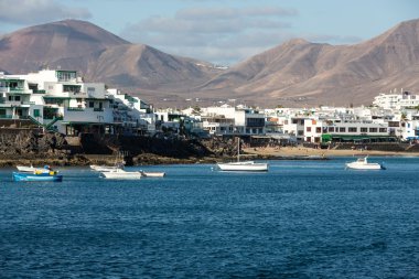 Lanzarote Playa Blanca. Kanarya Adası. İspanya