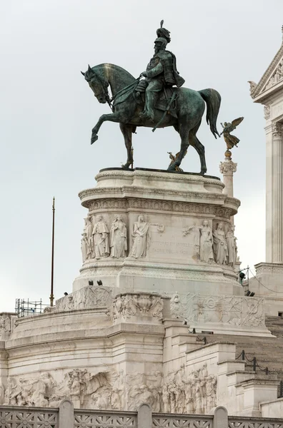 Sunak vatanın (Altare della Patria) Monumento Nazionale bilinen bir Vittorio Emanuele II ("Ulusal Anıtı") Victor Emmanuel II veya Il Vittoriano'ya Roma, İtalya — Stok fotoğraf