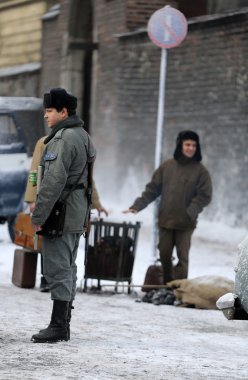 Tadeusz Kantor hakkında-yeni bir biyografik film için silah ressam, yönetmen, tiyatro Cricot2 yaratıcıları. Krakov, Polonya