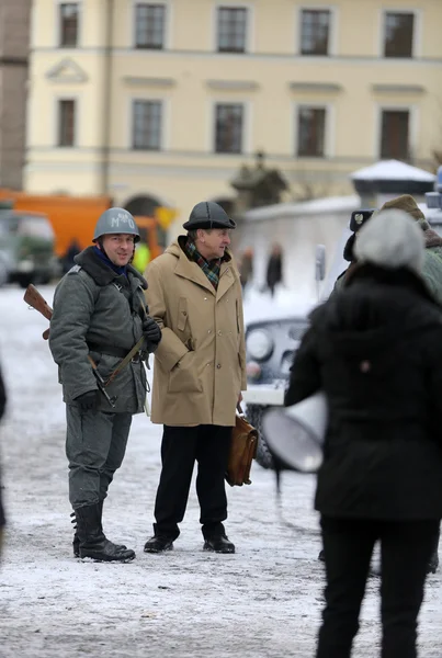 Skytte för en ny film om Tadeusz Kantor - målare, direktör, skaparna av teater Cricot2. Krakow, Polen — Stockfoto