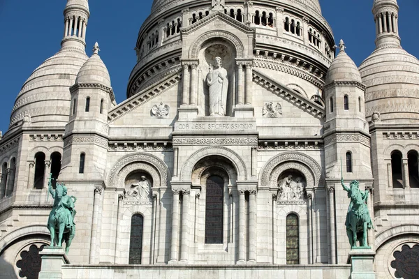 몽 마 르 트, 파리, 프랑스에 사크 르 성당 — 스톡 사진