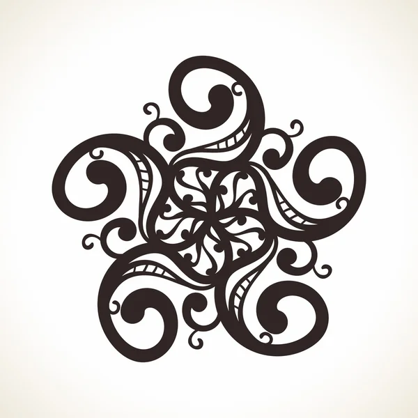 Mandala étnica ornamental — Vetor de Stock