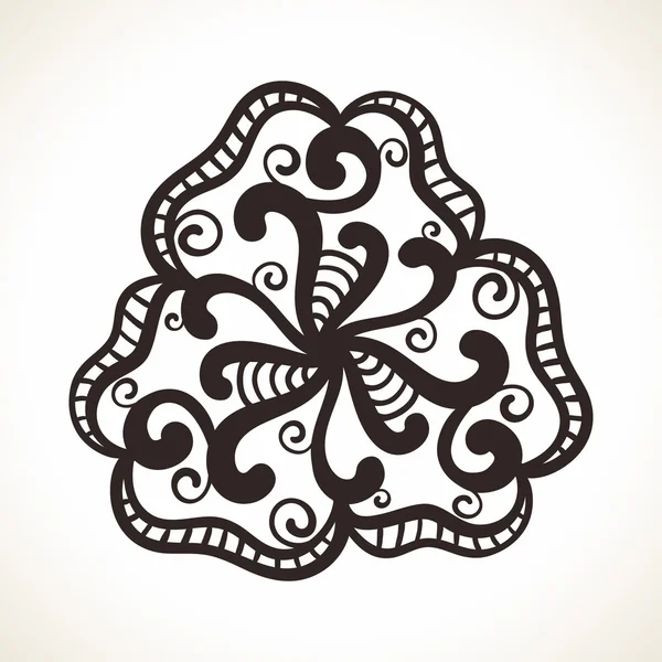 Mandala étnico ornamental — Vector de stock