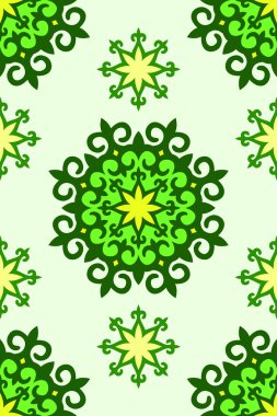 Renkli Arapça süsleme