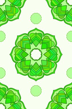 renkli çiçek süsleme