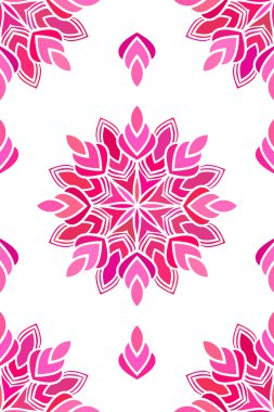 renkli çiçek süsleme