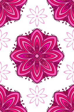 renkli çiçek süsleme