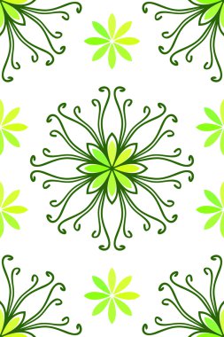 renkli çiçek süsleme