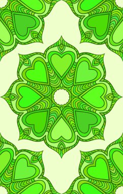 Kesintisiz renkli süsleme