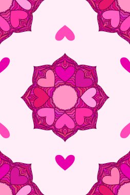 renkli çiçek süsleme